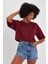 Kadın Basic Oversize Crop 3