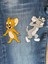 11X17 cm Tom ve Jerry Transfer Baskı Tişört Baskı Aplike Dikiş Hobi Kot Baskı 1