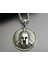 Paslanmaz Çelik Sparta Kralı Leonidas Mask Kolye / Spartan Savaşçı Erkek Kolye 4