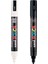 Posca Marker Kalemi Pc-5m (1.8-2.5mm) 2'li Set Siyah ve Beyaz 2
