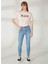 Yüksek Bel Süper Dar Paça Skinny Fit Kadın Denim Pantolon L32S006B44 1