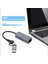 USB ve Type-C Hub Adaptör To 3x USB 3.0 + RJ45 1000Mbps Gigabit Ethernet Çevirici Dönüştürücü 2