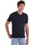 Lacivert Comfort Fit Düz Polo Yaka Rayon Tişört 1