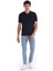 Lacivert Comfort Fit Düz Polo Yaka Rayon Tişört 2