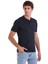 Lacivert Comfort Fit Düz Polo Yaka Rayon Tişört 4