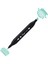 Twin Çift Uçlu Marker Kalemi B68 Turquoise Blue 1