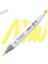 Touch Twın Brush Pen : Çift Taraflı Marker : F123 Fluorescent Yellow 1