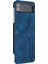 YX0030 Samsung Galaxy Z Flip4 5g Için Deri Kapak, Baskılı Desen Ince Uygun Koruyucu Telefon Kılıf Sapfire (Yurt Dışından) 2