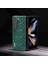 Samsung Galaxy Z Fold5 5g Pc Telefon Kılıfı Anti-Slip Cowhide Deri Kaplamalı Telefon Kapağı (Yurt Dışından) 4