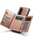 Samsung Galaxy Z Fold3 5g 2-1 Arada Pu Deri Kaplamalı Pc+Tpu Anti-Collision Geri Kılıf Magnetik Çıkarılabilir Fermuar Cüzdan Telefon Kapağı Kickstand ile (Yurt Dışından) 3