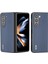 Samsung Galaxy Z Fold5 5g Pu Deri Kaplamalı Pc Arka Kapak Karbon Fiber Doku Şok Geçirmez Telefon Kılıfı (Yurt Dışından) 1