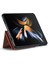Samsung Galaxy Z Fold3 5g 2-1 Arada Pu Deri Kaplamalı Pc+Tpu Anti-Collision Geri Kılıf Magnetik Çıkarılabilir Fermuar Cüzdan Telefon Kapağı Kickstand ile (Yurt Dışından) 5