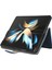 Samsung Galaxy Z Fold4 5g Telefon Cüzdan Kılıfı Rfıd Engelleme Deri Telefon Stand Kapağı Kayışla (Yurt Dışından) 5