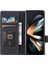 Samsung Galaxy Z Fold4 5g Stand Stand Cüzdan Kılıfı Önleme Pu Deri+Pc Telefon Kapağı (Yurt Dışından) 1