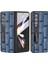 Samsung Galaxy Z Fold4 Inek Deri Pc Tam Koruyucu Kapak Mahjong Doku Kickstand Telefon Kılıfı Ekran Filmi (Yurt Dışından) 2