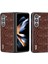 Samsung Galaxy Z Fold5 5g Pc Telefon Kılıfı Anti-Slip Cowhide Deri Kaplamalı Telefon Kapağı (Yurt Dışından) 1