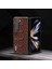 Samsung Galaxy Z Fold5 5g Pc Telefon Kılıfı Anti-Slip Cowhide Deri Kaplamalı Telefon Kapağı (Yurt Dışından) 4