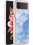 Samsung Galaxy Z Flip4 5g Tpu Telefon Kılıfı Elektrokaplatma Anti-Damla Kılıf Yb Imd Serisi-16 Stil E 2.0mm Mermer Desen Imd Arka Kapak (Yurt Dışından) 4