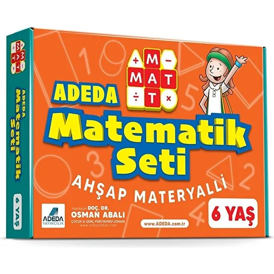Adeda Yayıncılık Adeda Matematik Seti 6 Yaş - Osman Abalı (Ahşap Materyalli)