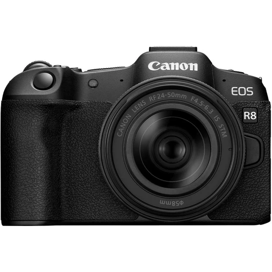Canon Eos R8 + Rf 24-50MM F4.5-6.3 Is Stm Fotoğraf Makinesi (Canon Eurasia Garantili)