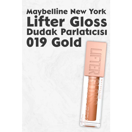 Maybelline New York Lifter Gloss Dudak Parlatıcısı 019 Gold