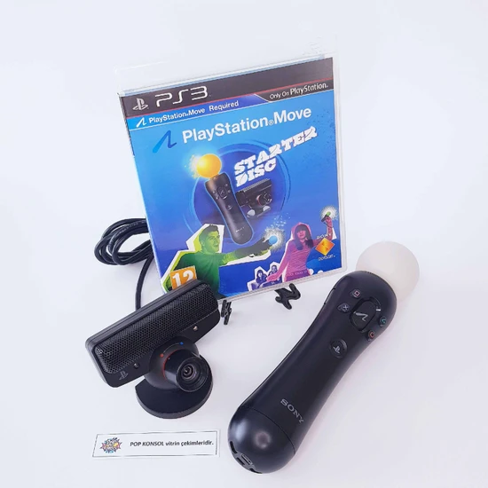 Sony Playstation 3 Move Set Starter Disk Ps3 Kamera ve Move Kol Starter Disc Playstation 3 Move