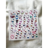 HD Sticker Hello Kitty Bullet Journal - Ajanda - Planner - Laptop Sticker Seti Mini 47 Adet