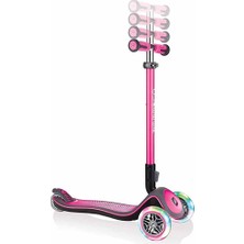 Globber Scooter Elite Deluxe Işıklı Pembe