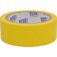 Boss Tape Sarı Renkli Kağıt Bant En:38mm Boy:25mt