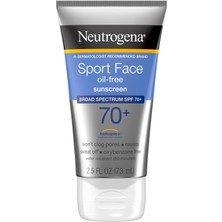 Neutrogena Sport SPF70+ Yüz Için Yağsız Güneş Koruyucu 73ML