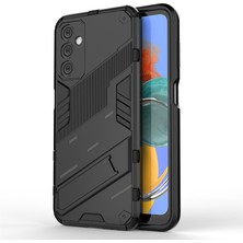 Microcase Samsung Galaxy M14 Matrix Serisi Armor Standlı Perfect Koruma Kılıf - Siyah AL3416