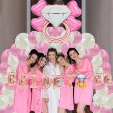 Bkmc Bride To Be Metalik Balonlar Bekarlığa Veda Partisi Elmas Gelin Bekarlığa Veda Carnaval Partisi