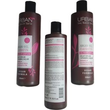 Urban Saç Bakım Serisi Argan Oil & Keratin Şampuan Seti 330 ml x 3 Adet