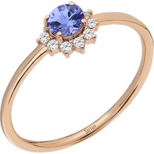 Sirius Pırlanta Pırlanta ve Tanzanit Taşlı Chi Yüzük 0417R0276