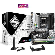 Asrock Z790 Steel Legend WiFi DDR5 7200+ MHz (OC) LGA1700 ATX Anakart