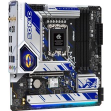 Asrock Phantom Gaming B760M PG Sonic WiFi DDR5 7200+ MHz (OC) LGA1700 mATX Anakart