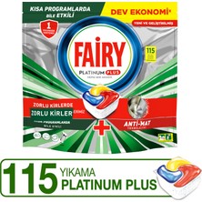 Fairy Platinum Plus 115 Yıkama Bulaşık Makinesi Deterjanı Kapsülü