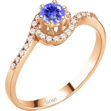 Sirius Pırlanta Pırlanta ve Tanzanit Taşlı Eivissa Yüzük 0417R0283