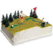 Kidspartim Golf Pasta Üstü Süsü Oyuncak Seti 6 Parça