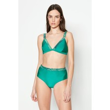 C&city Simli Üçgen Bikini Takım 3220 Yeşil