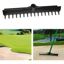 Bestnify Kişisel Golf Bunker Tırmık Kafa Kum Pitch Bahçe Yaprakları Peyzaj Tırmık Araçları 37.5x7.5cm (Yurt Dışından)