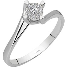 Sirius Pırlanta 0,50 Karat Tektaş Görünümlü Pırlanta Yüzük 0417R0287