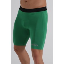 Diadora Flatron Pro Kısa Tayt Yeşil