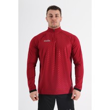 Diadora Elite Antrenman Eşofmanı Tek Üst Bordo
