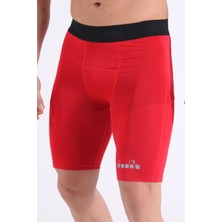 Diadora Flatron Pro Kısa Tayt Kırmızı