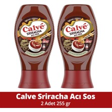 Calve Acı Sos Sriracha Yakan Lezzet Çok Acı 255 G X2