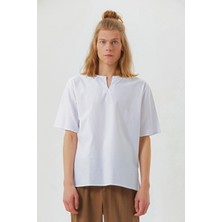 Clandestino Yuvarlak Yaka Rahat Kesim Erkek Gömlek