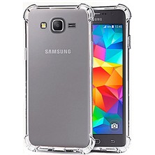 Case World Caseworld Samsung Galaxy Grand Prime Kapak Airbag Antishock Köşe Korumalı Şeffaf Silikon Kılıf