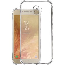 Case World Caseworld Samsung Galaxy J4 Kapak Airbag Antishock Köşe Korumalı Şeffaf Silikon Kılıf