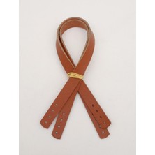 Angel Çanta Aksesuar Gerçek Deri 35X1.2 cm Taba Renk Çanta Sapı